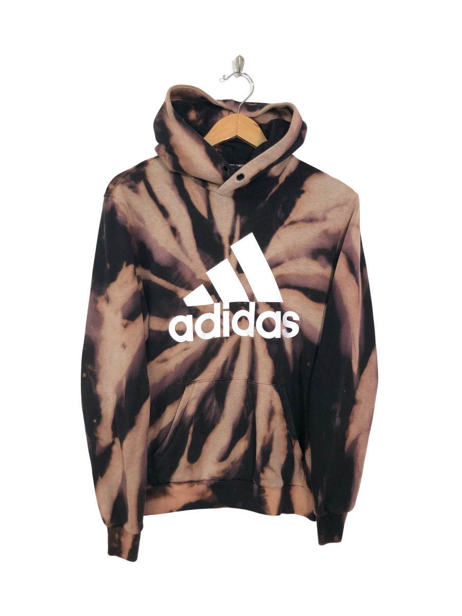 black and brown adidas hoodie