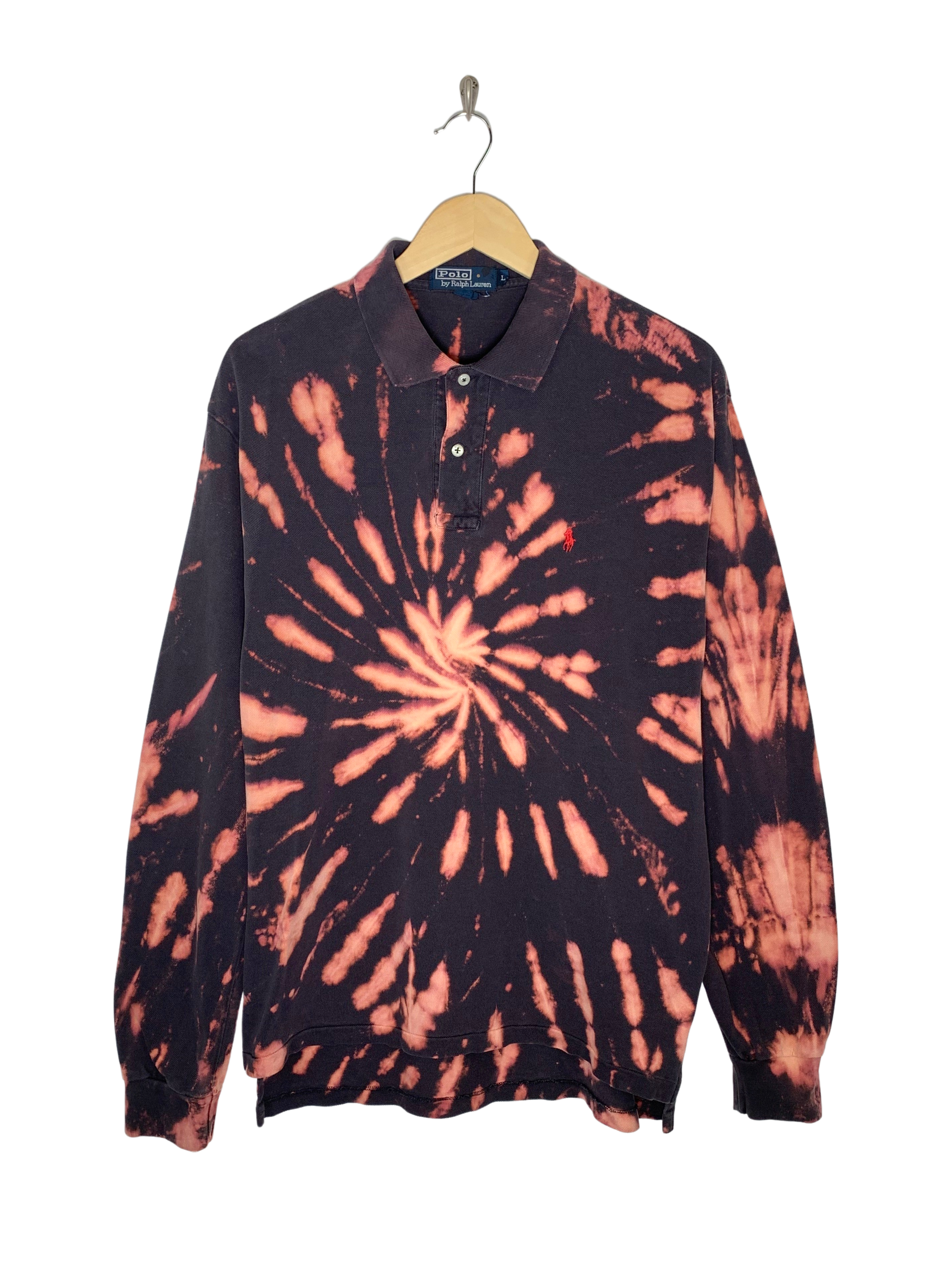 Polo ralph lauren tie online dye long sleeve shirt